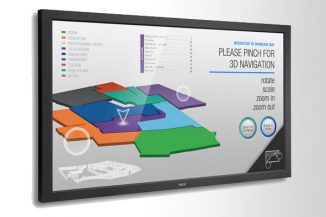 Nec MultiSync TM, tre nuovi display multi-touch di grandi dimensioni