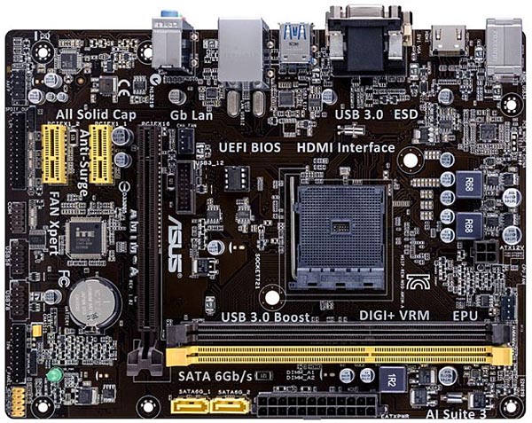 Asus AM1M-A e AM1I-A, motherboard per CPU SoC AMD AM1 