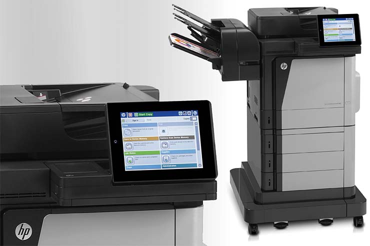 HP M680 e M651, autenticazione e stampa NFC per le PMI