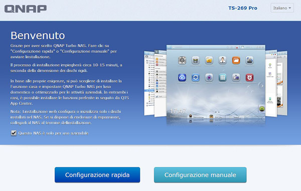 QNAP TS-269 PRO, NAS compatto e veloce per le PMI