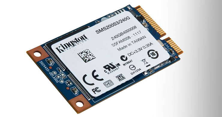 Kingston Digital, nuovi drive mSATA da 240 e 480 GByte
