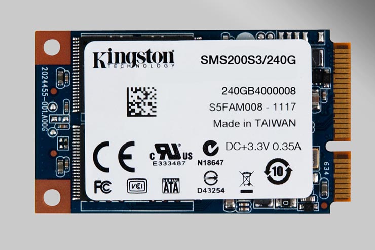Kingston Digital, nuovi drive mSATA da 240 e 480 GByte Kingston Digital, nuovi drive mSATA da 240 e 480 GByte