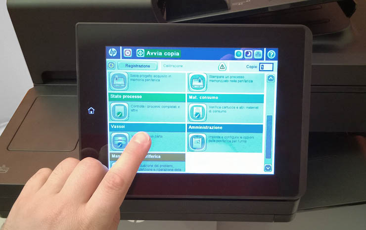 HP Officejet Enterprise Color MFP X585dn, la getto d’inchiostro professionale