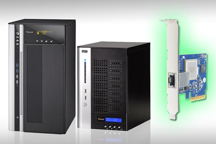 Thecus C10GTR, trasmissione dati a 10 GbE