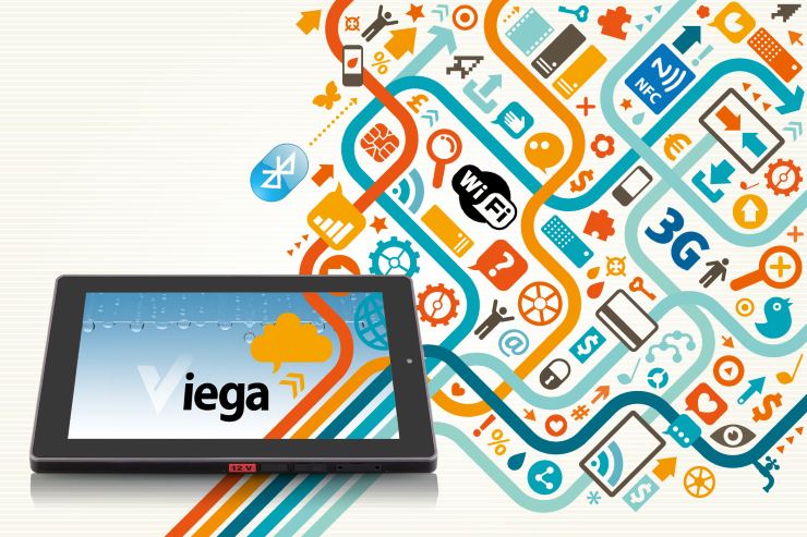 VIA Viega, tablet professionale ad alta resistenza