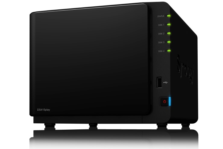 Synology DiskStation DS415play, quattro bay e capacità sino a 24 TByte