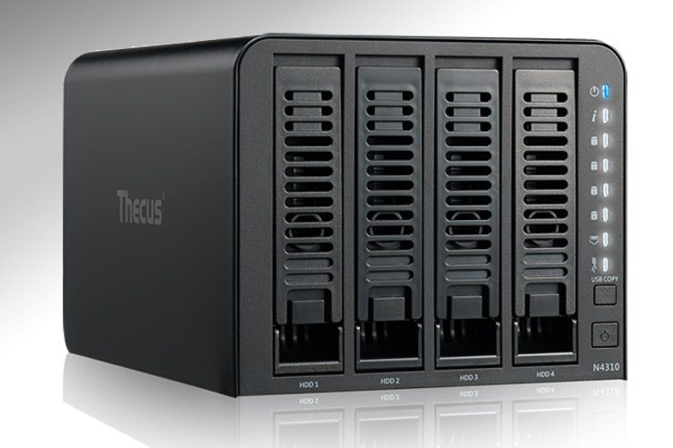 Thecus N4310, lo storage ibrido per ambienti Soho e PMI