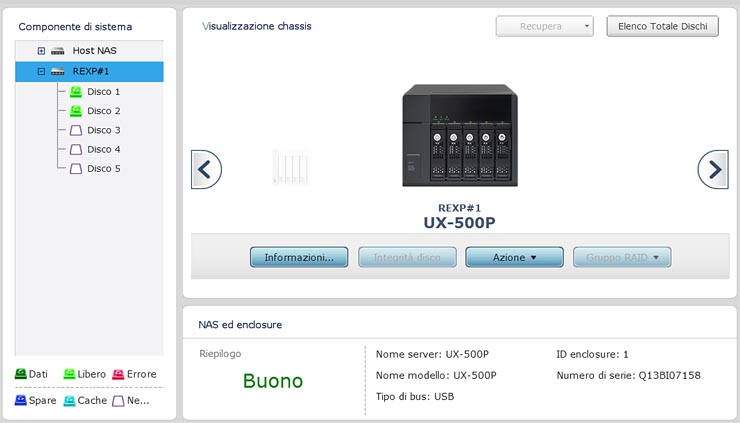 QNAP Turbo NAS TS-451 e UX-500P