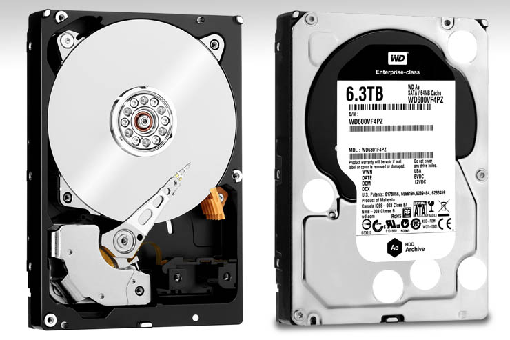 WD Ae, cold storage per datacenter efficienti 