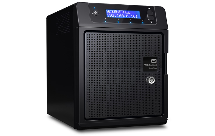WD Sentinel DX4200, NAS compatto con Windows Storage Server