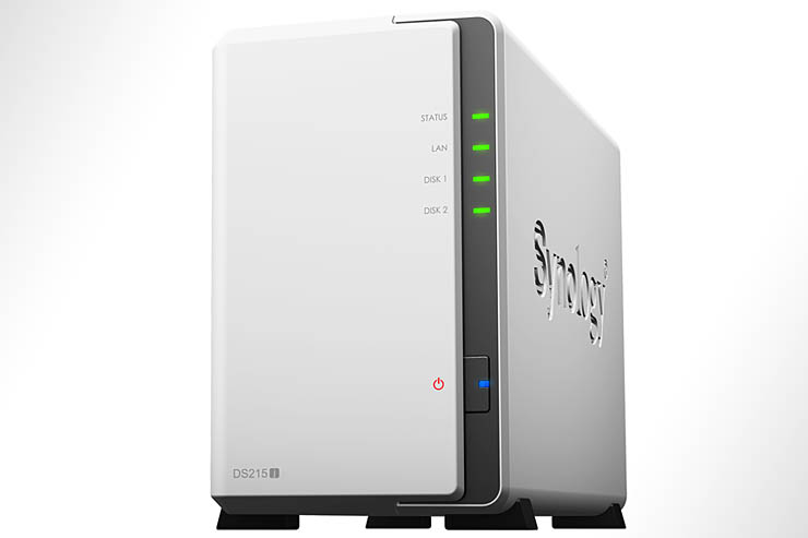 Synology DiskStation DS215j, storage dual bay per ambienti Soho
