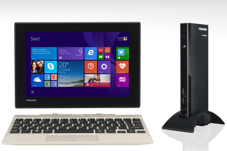 CS 2015, Toshiba Satellite Click Mini e Dynadock 4K