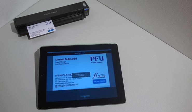Fujitsu ScanSnap iX100, qualità e prestazioni in mobilità