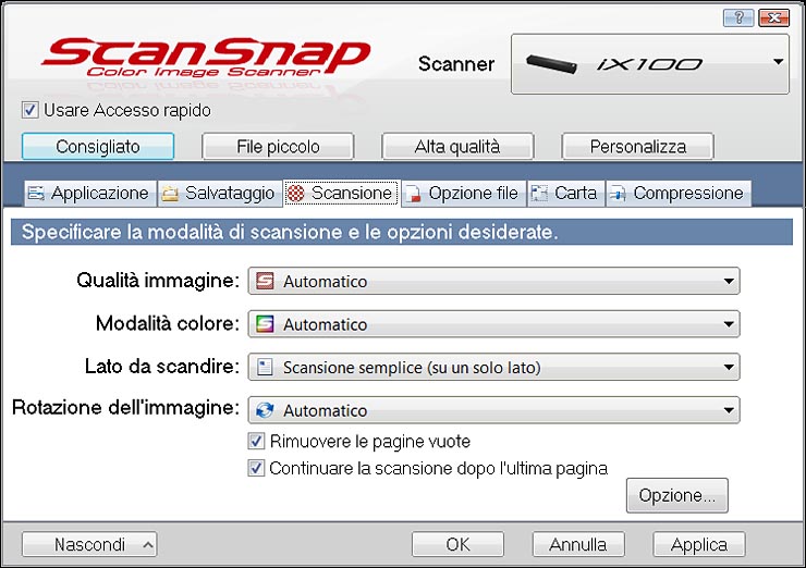 Fujitsu ScanSnap iX100, qualità e prestazioni in mobilità