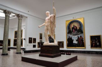 Una sala della pinacoteca di brera