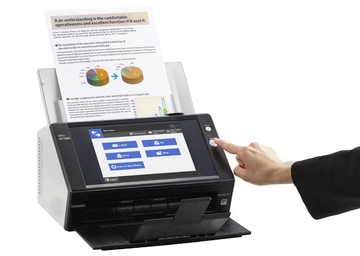 Fujitsu N7100, scansioni professionali veloci e sicure