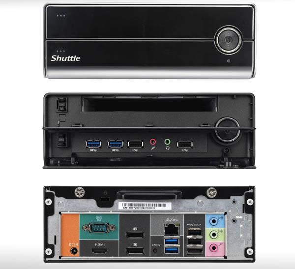 Shuttle XH97V Black, desktop compatto per CPU Haswell