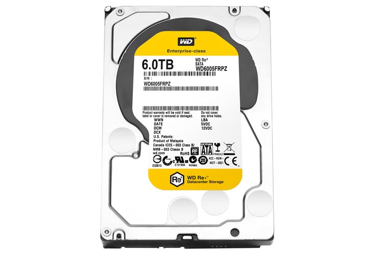 WD Re+, elevata capacità e consumi contenuti per i data center