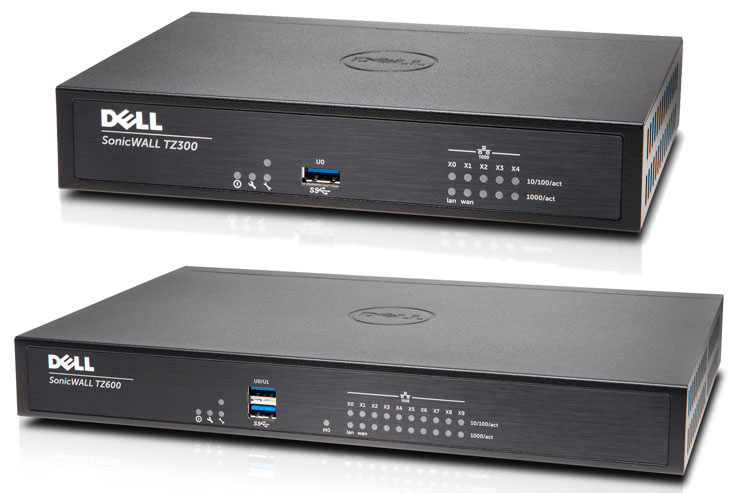 Dell SonicWALL serie TZ, firewall ad alte prestazioni