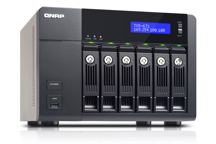 QNAP TVS-671, architettura Intel Core e performance elevate
