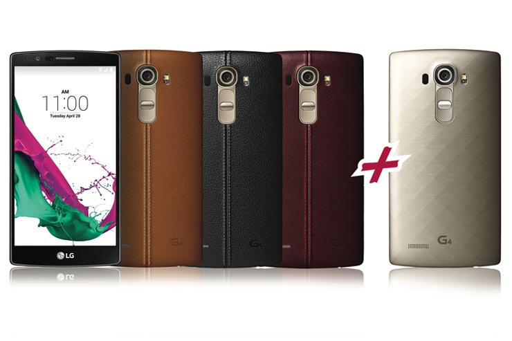 LG G4, doppia cover per chi acquista le versioni in pelle