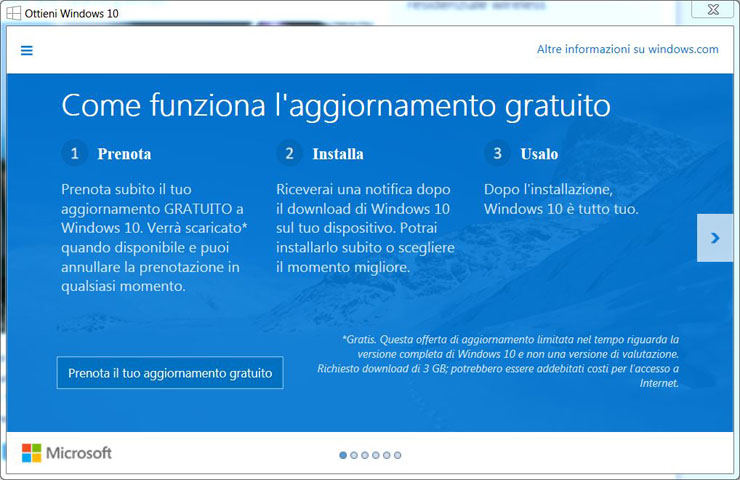 Windows 10, come verificare i requisiti base e prenotarlo 