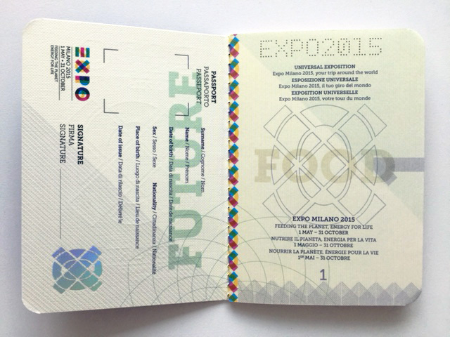 L'interno del passaporto