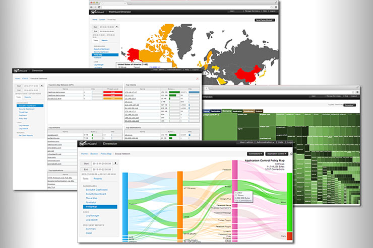 WatchGuard Dimension, maggiore visibilità della sicurezza di rete