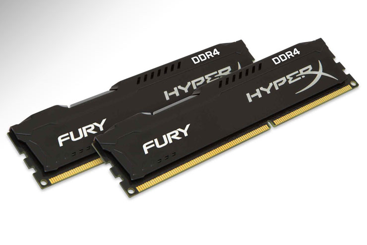 Kingston HyperX FURY DDR4, memorie per Intel Skylake