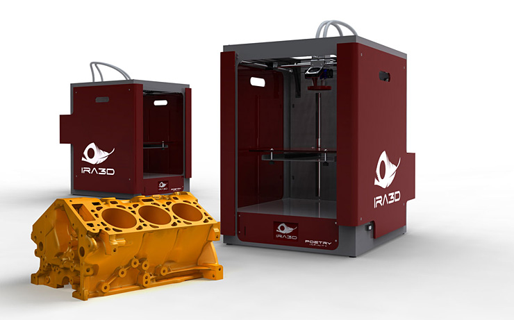 Ira3D Poetry Infinity, la stampante 3D ad alta velocità