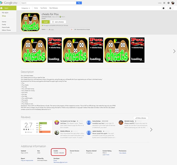 ESET, scoperte false App Android su Google Play