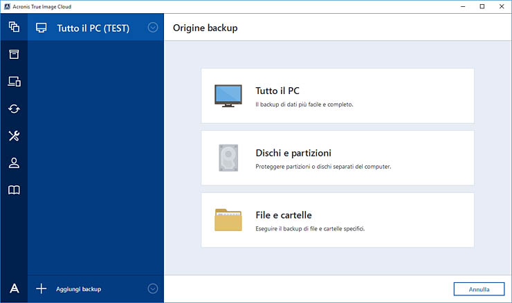 Acronis True Image Cloud, la protezione dei dati a 360°