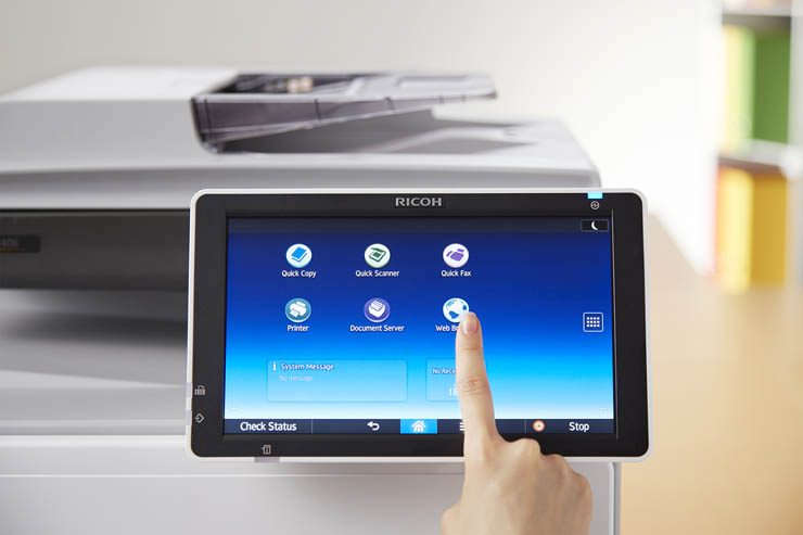Ricoh, multifunzione versatili grazie allo Smart Operation Panel