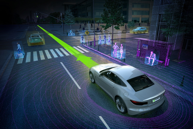 Nvidia Drive PX2 è un sistema per la guida autonoma