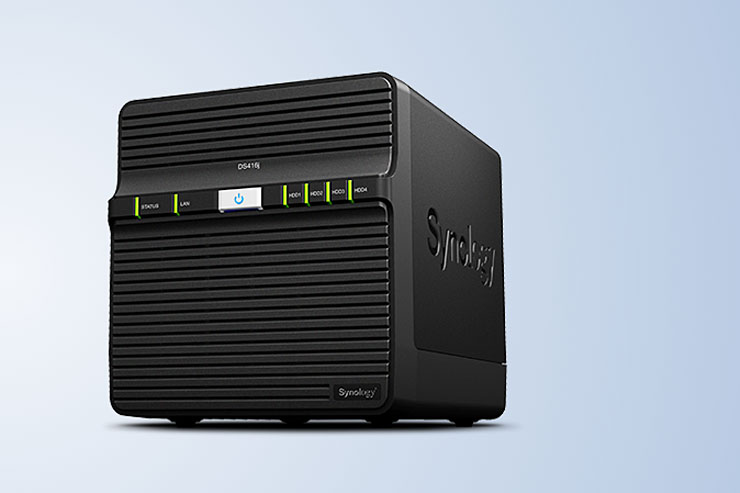 Synology DiskStation DS416j, NAS Soho quad-bay