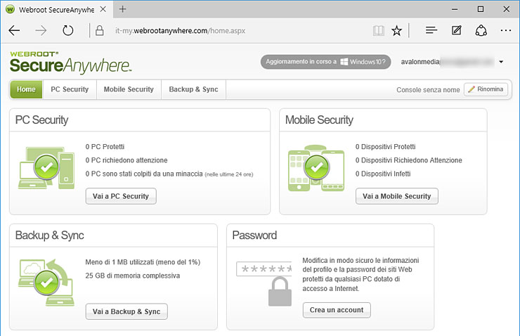 Webroot SecureAnywhere, la protezione cloud proattiva e “leggera”