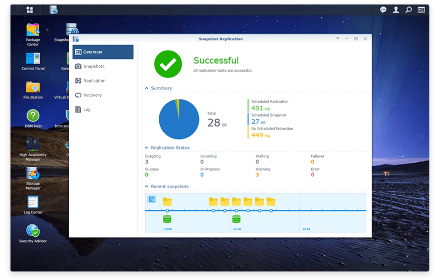 Synology Snapshot Replication offre un efficace sistema di disaster recovery aziendale