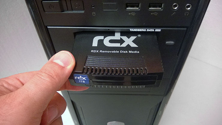 Tandberg Data backup