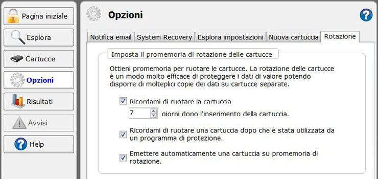 Tandberg Data backup