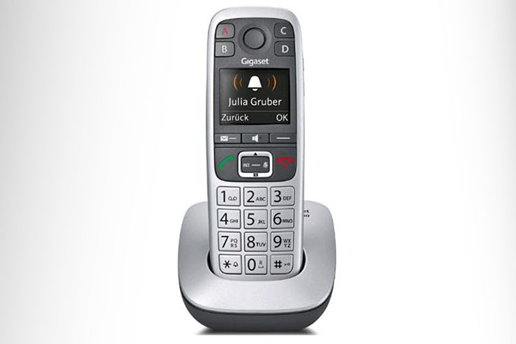 Gigaset E560, il cordless ergonomico di alta qualità