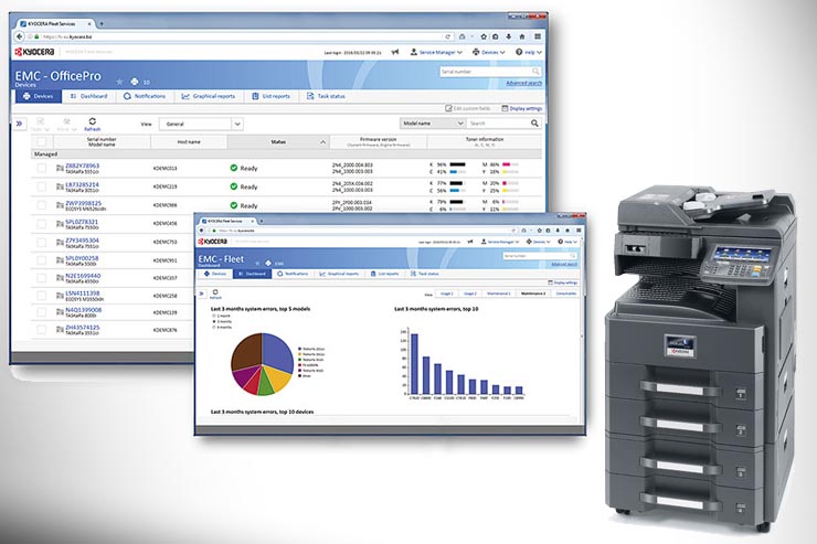 Kyocera Fleet Services, monitoraggio e assistenza da remoto SaaS