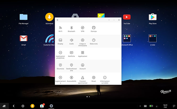 Microtech e-tab Pro, mobilità smart con Windows 10, Android e Remix OS
