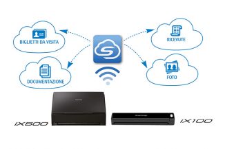 PFU ScanSnap Cloud, acquisizione diretta su cloud per iX100 e iX500