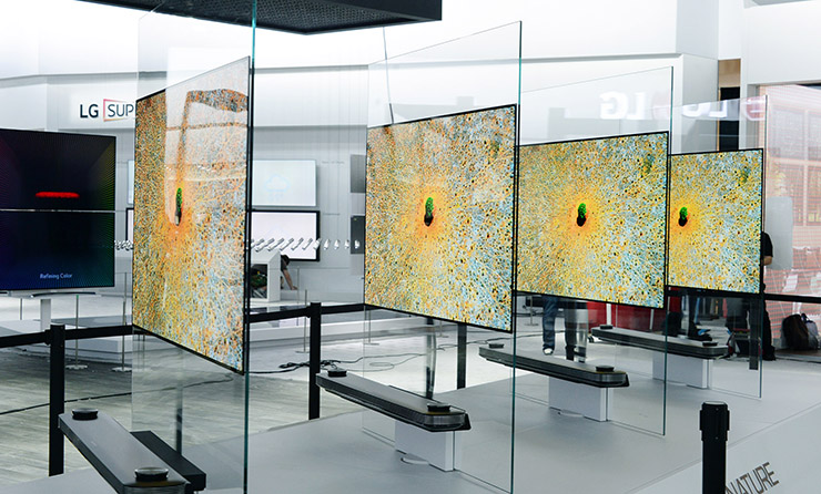 LG Signature OLED TV Serie W, design e qualità