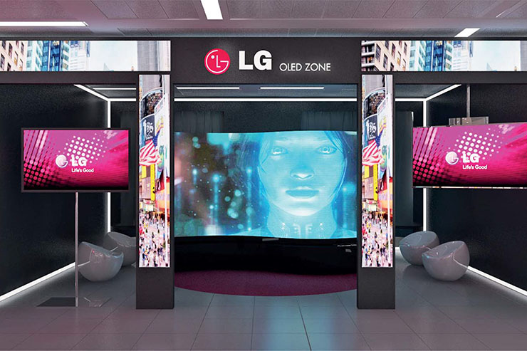 Il nuovo showroom milanese svela il visual imaging di LG
