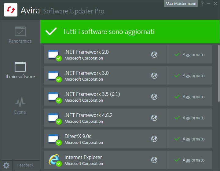 Avira Software Updater Pro, aggiornamenti semplificati