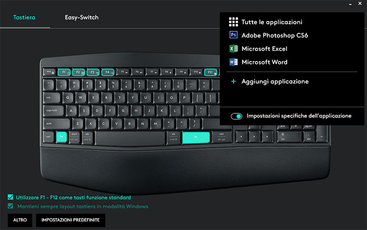 Logitech MK850 Performance, avere il pieno controllo della situazione