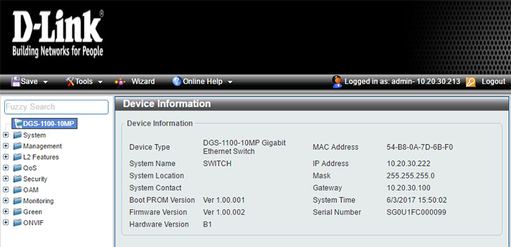 D-Link DGS-1100-10MP, lo switch PoE compatto con supporto ONVIF