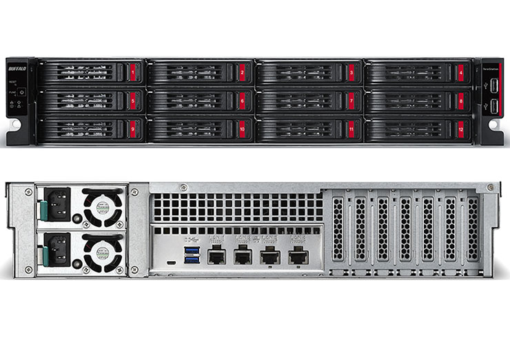 Buffalo TeraStation 51210RH, storage rackmount ad alta capacità Buffalo TeraStation 51210RH, storage rackmount ad alta capacità