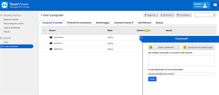TeamViewer 12, monitoraggio e telecontrollo ad alta velocità